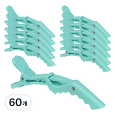 girlpins 粉彩美髮鱷魚夾 大型 1520, 薄荷綠, 60個