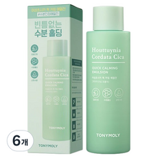 TONYMOLY 魚腥草積雪草快速鎮靜乳液, 6個, 200ml