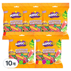 MINICCO 純素多彩酸筆軟糖, 50g, 10個