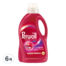 Perwoll 滾筒專用液體洗衣精 甜桃香氣 正裝, 2L, 6個