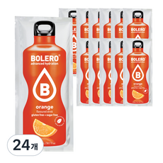 bolero 2kcal無糖補水沖泡粉 柳橙口味, 9g, 1入, 24個