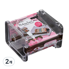 코메리 테이프 커터 디스펜서 B0432, 2개, 투명