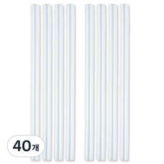 BBTTO 吸管杯專用替換矽膠吸管, 單色, 40支