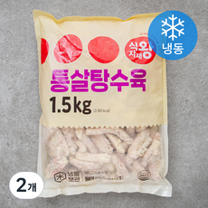 식자재왕 통살탕수육 (냉동), 1.5kg, 2개