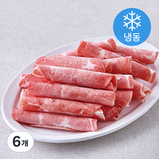 돌돌말이 대패 목심 (냉동), 400g, 6개