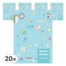 펜피아 1000 초등 3 6수학 제본노트, C블루, 20개