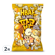 바프 허니버터 팝콘, 80g, 2개