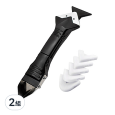 vavelop 3合1矽利康刮刀清除器工具組 #01鋼製款, 2組