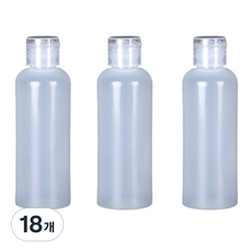 아이코어스 똑딱캡 공병 100ml, 18개, 투명