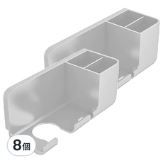 吹風機置物架 C136, 白色, 8個