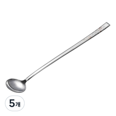 테이블아트 국산 블랙로즈롱스푼, 혼합 색상, 5개 혼합 색상, 5개