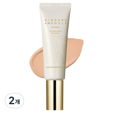 네이처리퍼블릭 진생 앰플 비비크림 SPF30 PA++, 내추럴베이지, 50ml, 2개