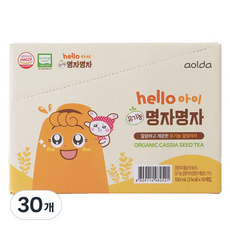 아올다 헬로아이 유기농 명자명자 결명자차, 100ml, 30개