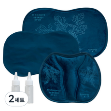 KOXINA 超簡單乾濕黃土黃土熱敷套組藍色, 2組