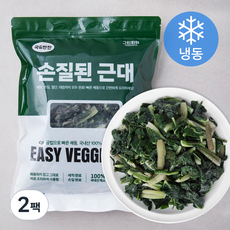 그린피아 국 & 반찬 손질된 근대 (냉동), 400g, 2팩