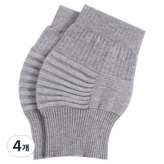 블룸써니 두껍고 따뜻한 추위 시린 무릎 보호대 그레이, 4개