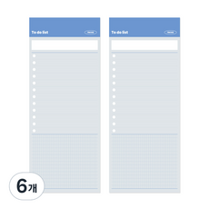 Recoz Day to Day 便條紙, 6個, 待辦清單