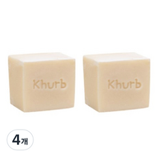 Kim's Herb 固體洗滌劑洗碗棒米色穀物和檸檬薰衣草, 250g, 4個