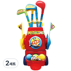 뽀로로 골프놀이 완구 세트, 혼합색상, 2세트