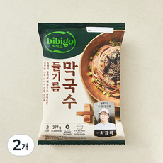 비비고 최강록 셰프 고소한 들기름 막국수 2인분, 377g, 2개