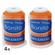 ButtonKing 厚皮革鞋 釣魚子線用線 630/D 180m E261, 橘色, 4個