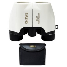 사츠 망원경 8X21 화이트 + 전용 가방, 21mm