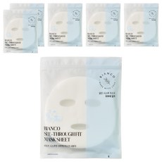 Bianco 透明貼合面膜, 透視合身, 6個