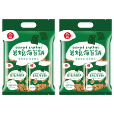 九福 岩燒海苔餅, 香酥海苔口味, 200g, 2袋