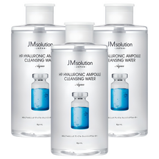 제이엠솔루션 H9 히아루로닉 앰플 클렌징 워터 아쿠아, 850ml, 3개