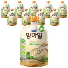 맘마밀 안심이유식 9개월부터, 브로콜리와 닭가슴살, 10개, 100g