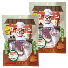 汪汪食堂 犬零食 祖傳黑輪片 牛肉 新鮮食材 適口性佳, 165g, 2包