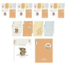 펜피아 1000 초등 스프링 알림장 공용 10개입, 랜덤발송, 5개