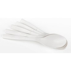 SEAHWA 塑膠湯匙 白色, 500入, 1個