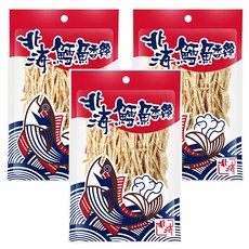 北海 鱈魚香絲, 51g, 3包