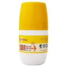 Derma 兒童滾珠防水防曬乳，SPF 50，兒童防曬乳, 50ml, 1瓶