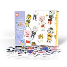 ariati 有聲配對磁性拼圖 職業款, 1個, 36件