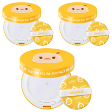 ATOPALM 愛多康 Tok Tok 臉部防曬霜 SPF43 PA+++, 15g, 3個