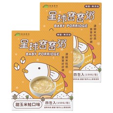 FOREST PLANET 森森星球 星球寶寶粥, 玉米鮭鮭, 600g, 2盒