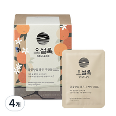 오설록 귤꽃향을 품은 우잣담 과실차, 1.8g, 10개입, 4개