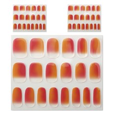 잇템샵 젤릿 볼륨업 셀프 네일 아트 디자인 젤네일 스티커, 3개, 스윗피치(G_002)