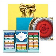 ROYAL ORCHARD Grand 24 茶葉茶包 47.8g 禮盒組, 1套, 24入茶包 + 茶盤 + 金色緞帶 + 提袋