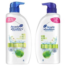헤드앤숄더 두피 토탈 솔루션 애플 프레쉬 샴푸 850ml + 두피 트리트먼트 850ml, 1개