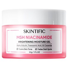 SKINTIFIC 菸鹼醯胺亮白保濕霜, 30g, 1罐
