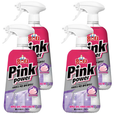 홈스타 핑크파워 샤워부스 찌든 물때 클리너, 750ml, 4개