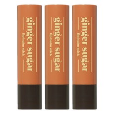 에뛰드 진저슈가 립밤 스틱, 3.7g, 3개