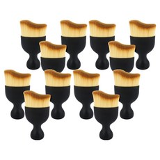 Modern More 多用途鍵盤細節清潔除塵刷, 黑色, 12個