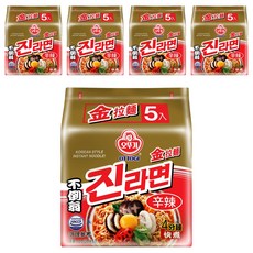 OTTOGI 不倒翁 金拉麵 辣味 120g, 25包