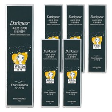 Darkness 四季假睫毛膠/雙眼皮膠水, 6個, 白色