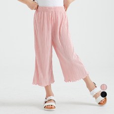 Lolly Tree 童款百摺荷葉邊寬褲