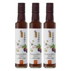陳稼莊 百香果原汁 加糖, 250ml, 3瓶